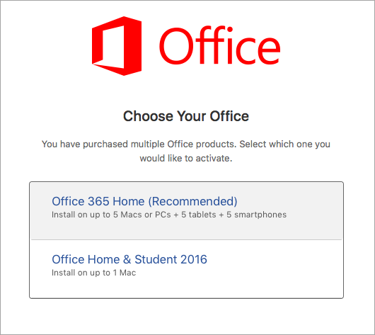 ms office home and business 2016 for mac